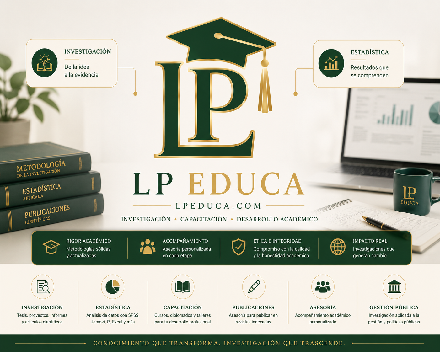 LP Educa: investigación, estadística, libros y entorno académico